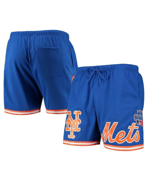 Men's Royal New York Mets 1986 World Series Mesh Shorts