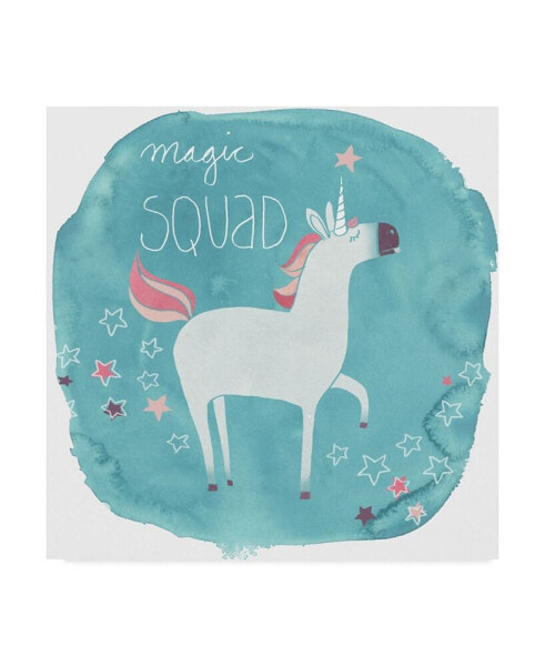 June Erica Vess Magic Unicorn Squad III Canvas Art - 20" x 25"