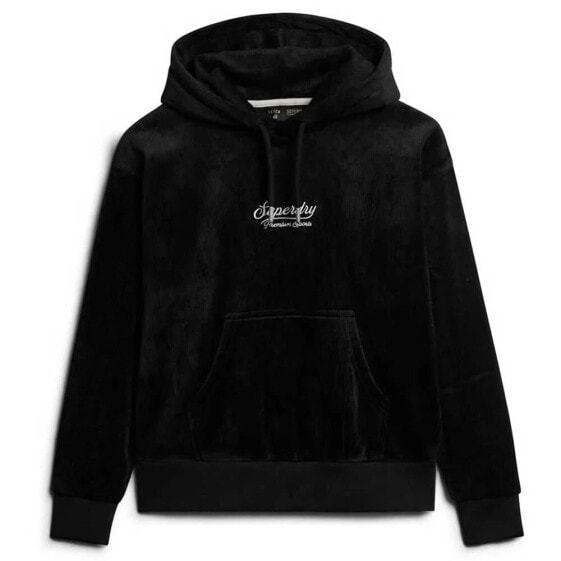 SUPERDRY Country Club Velour Loose hoodie