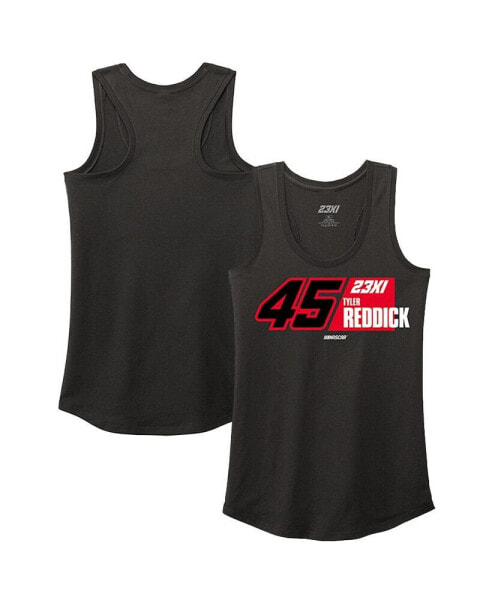 Women's Black Tyler Reddick Racer Back Tank Top