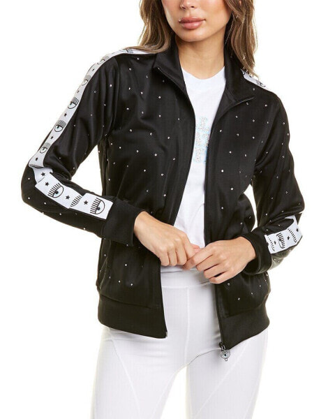 Chiara Ferragni 80S Crystal Jacket Women's Black Xs
