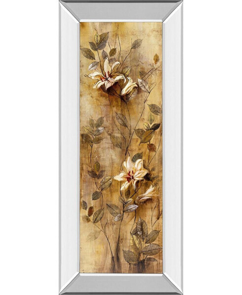 Candlelight Lilies II by Douglas Mirror Framed Print Wall Art, 18" x 42"