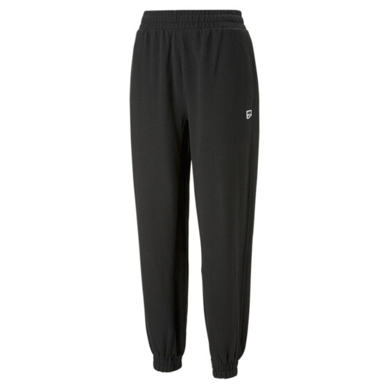 Puma Downtown Sweatpants Womens Black Casual Athletic Bottoms 53836801