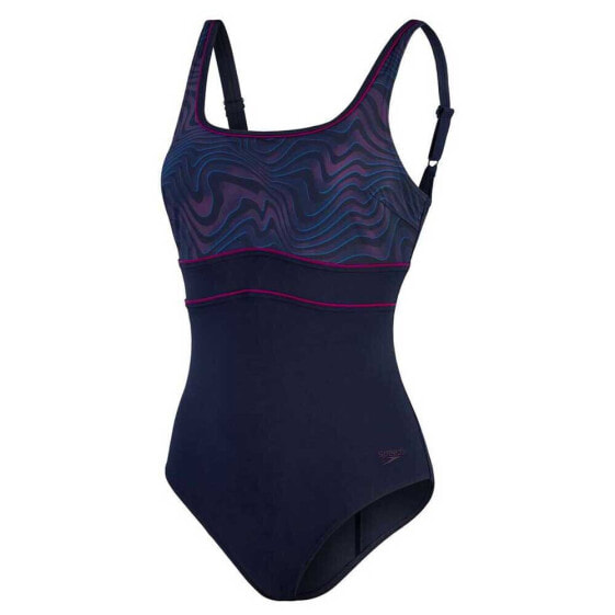 SPEEDO Shaping ContourEclipse Printed Mastectomy Pocketing Swimsuit