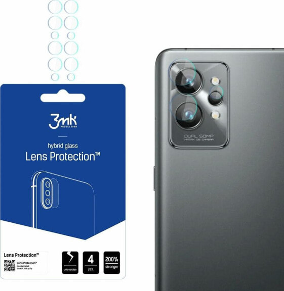 3MK Szkło hybrydowe na obiektyw aparatu 3MK Lens Protection Realme GT 2 Pro [4 PACK]