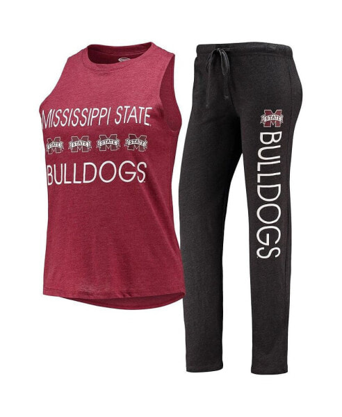 Пижама Concepts Sport Mississippi State Bulldogs Wake-Up