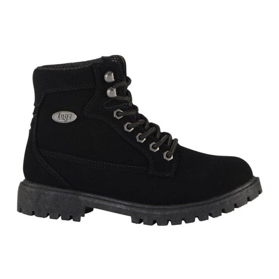 Lugz Mantle Hi Lace Up Womens Black Casual Boots WMANTLHD-001