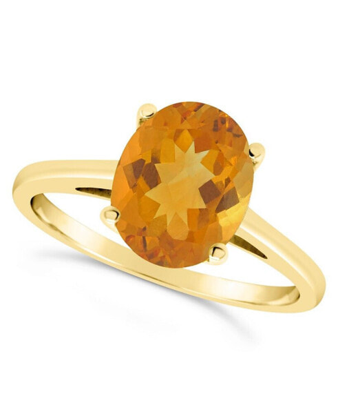 Кольцо Macy's Citrine Gold 14K.