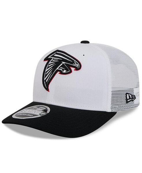 Men's White/Black Atlanta Falcons 2024 NFL Training Camp 9SEVENTY Trucker Hat