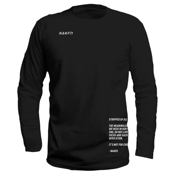 NAKED HOCKEY Drop-Shoulder long sleeve T-shirt