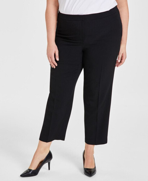 Plus Size Straight-Leg Pants