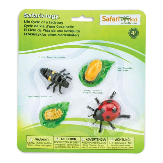 Фигурка Safari Ltd Life Cycle Of A Ladybug (Цикл жизни божьей коровки)