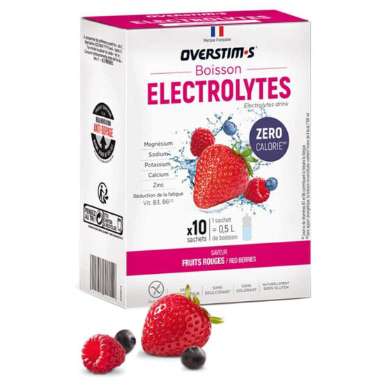 OVERSTIMS Red Fruit Electrolyte Drink Energy Drink 10