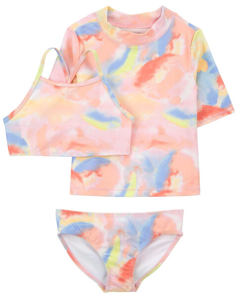 Kid Tie-Dye 3-Piece Rashguard Set 4