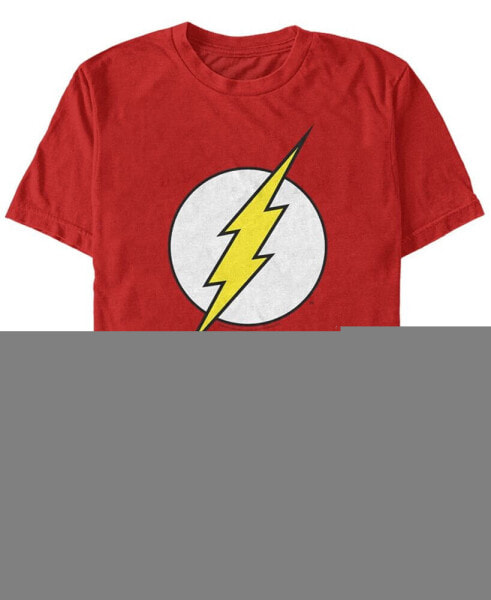 DC Men's The Flash Classic Lightning Bolt Logo Short Sleeve T-Shirt