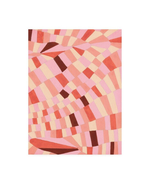 Nikki Galapon Grid Flow I Canvas Art - 15.5" x 21"