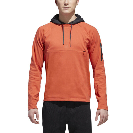 Adidas Men's Athletics Sport 2 Street Lifestyle Hoodie Raw Amber-Carbon DH9104