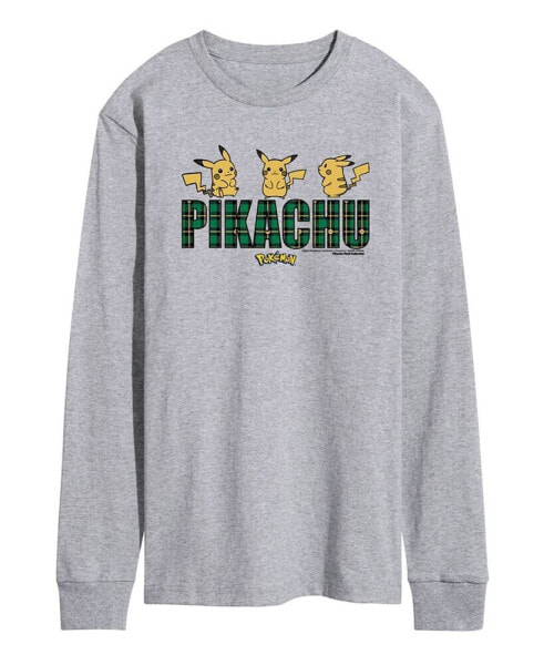 Men's Pokemon Pikachu Long Sleeve T-shirt