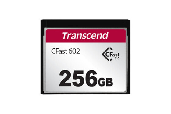 Transcend TS8GCFX602 - 8 GB - CFast 2.0 - 500 MB/s - 350 MB/s - Black