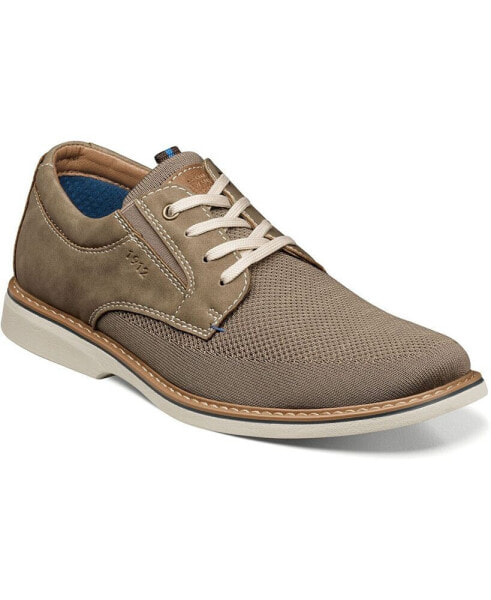 Men's Otto Knit Plain Toe Lace Up Oxford Shoes