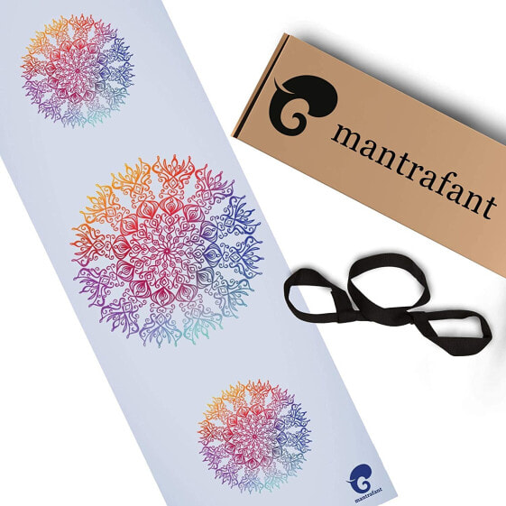 mantrafant Guru Yoga Mat | Non-Slip Natural Rubber | Vegan, Non-Toxic & Sustainable Yoga | Natural Material