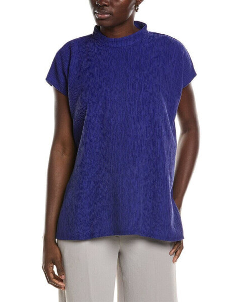 Eileen Fisher Mock Neck Square Top Women's