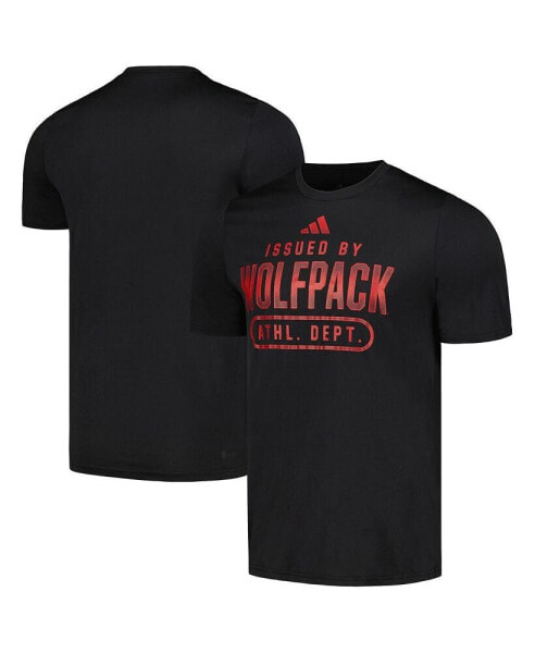 Men's Black NC State Wolfpack AEROREADY Pregame T-shirt