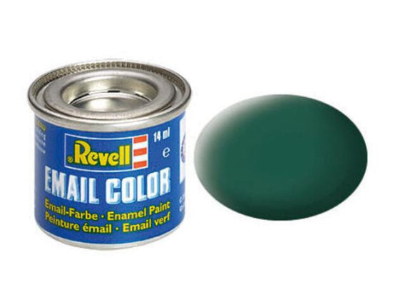 Краска зеленая матовая Revell Dea RAL 6028 14 мл - зеленая 1 шт.