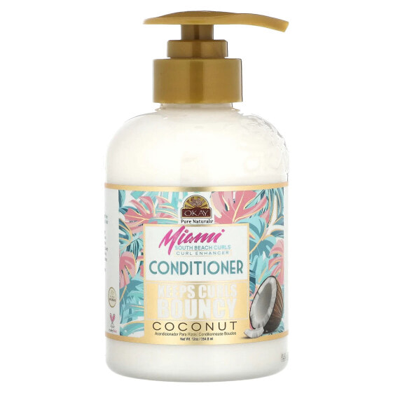 Miami South Beach Curls, Coconut Curl Enhancer Conditioner, 12 oz (354.8 ml)