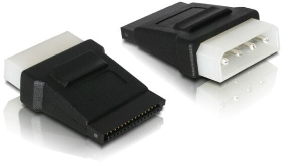 Delock Cable Power SATA HDD > 4pin male - SATA HDD - 4pin - Black