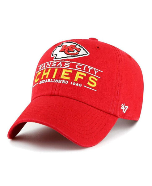 Men's Red Kansas City Chiefs Vernon Clean Up Adjustable Hat