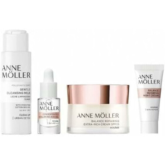 Косметический набор Унисекс Anne Moller Rosâge Balance Extra-Rich Repairing Cream 4 Предмета