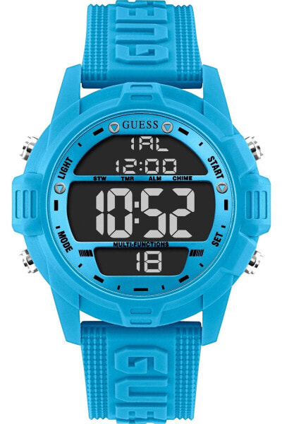 Часы мужские Guess Charge 40 мм с силиконовым браслетом GW0050G1