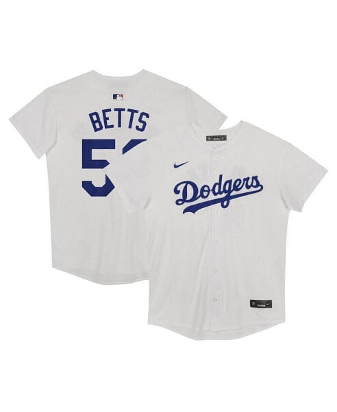 Preschool Mookie Betts White Los Angeles Dodgers Home Game Jersey