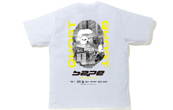 BAPE Ghost Tee 背后幽灵大猿人短袖T恤 男女同款 送礼推荐 / Футболка BAPE Ghost Tee T 1G20-110-008