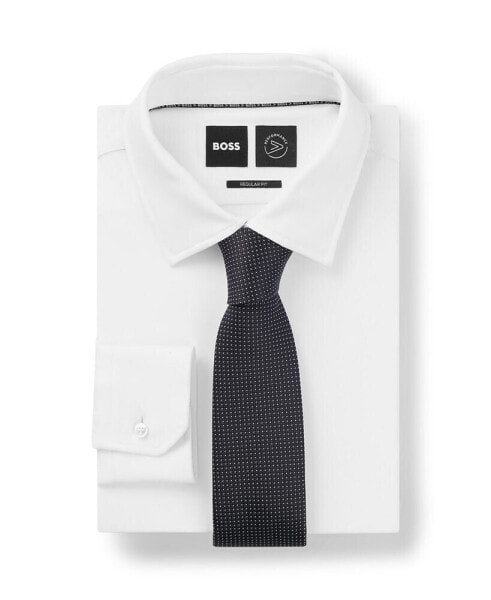 Men's Micro Pattern Silk-Jacquard Tie