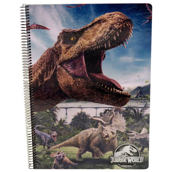 Блокнот детский Jurassic World A4 Spiral Notebook