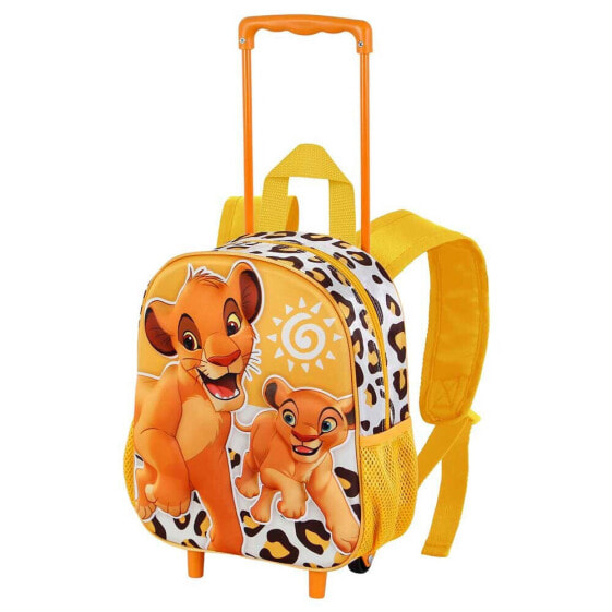 KARACTERMANIA Disney Lion King Africa Small 3D Backpack With Wheels