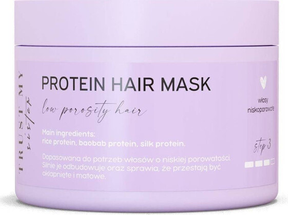Trust Protein Hair Mask proteinowa maska do włosów niskoporowatych 150g