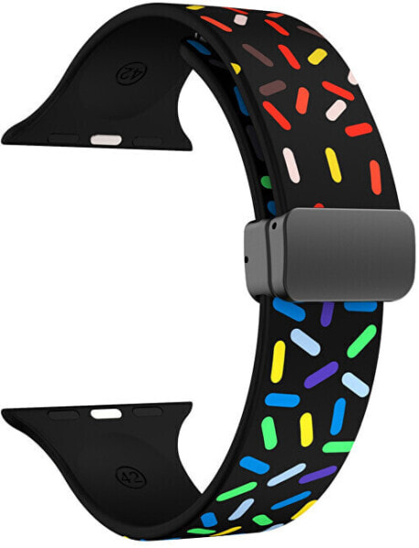 Ремешок 4wrist Colorful Apple Watch Band Black