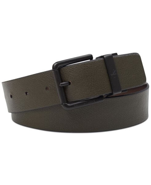 Men's Pebble Grain Reversible Jean Belt