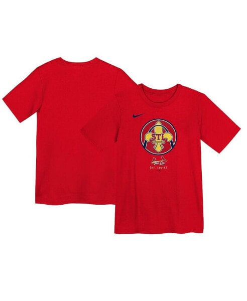 Preschool Red St. Louis Cardinals 2024 City Connect Large Logo T-Shirt