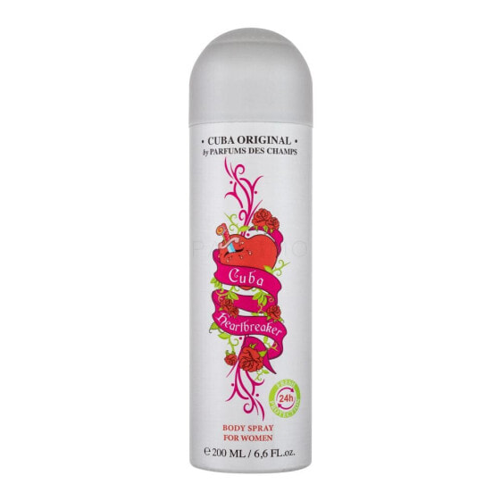 Cuba Heartbreaker 200 ml deodorant Deospray für Frauen