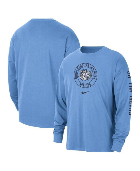 Men's Carolina Blue North Carolina Tar Heels Heritage Max90 Long Sleeve T-Shirt