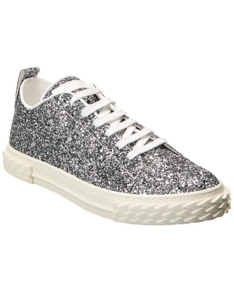 Giuseppe Zanotti Blabber Glitter Sneaker Men's Silver 46