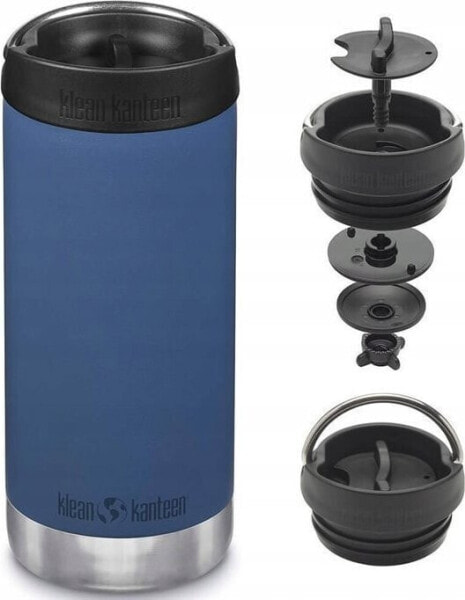 Klean Kanteen Kanteen TKWide VI (mit Café Cap), 355ml/12oz, Real Teal