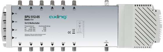 Axing SPU 512-05 Усилитель Сигнала, 950-2400 МГц, 85-862 МГц, IP20.