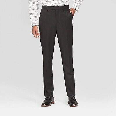 Men's 32" Slim Fit Suit Pants - Goodfellow & Co Black Tie 33x32