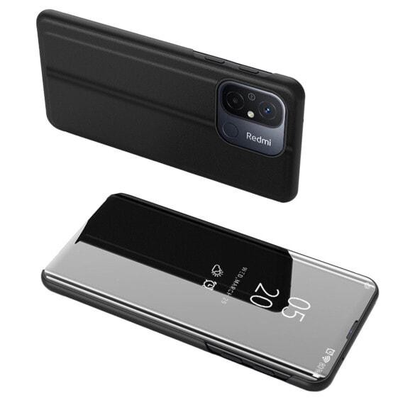Чехол для смартфона Xiaomi Redmi 11A / Poco C55 / Redmi 12C Hurtel Clear View Case роскошный черный