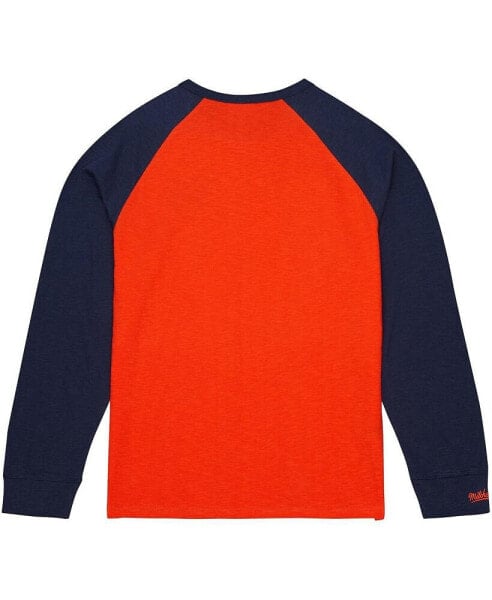 Men's Orange Auburn Tigers Legendary Slub Raglan Long Sleeve T-shirt